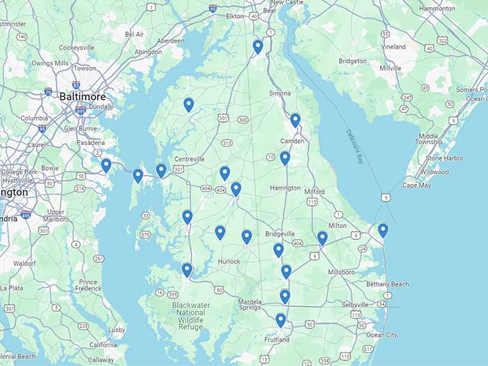 Service Area Map